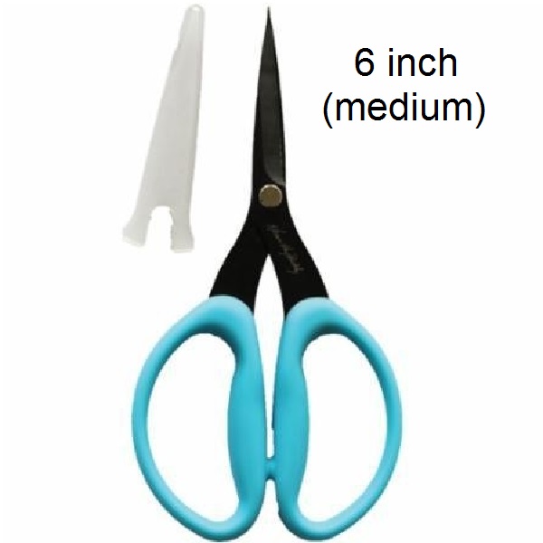 Karen Kay Buckley Perfect 6 | Metal-Blue | Pack of 1 Scissors