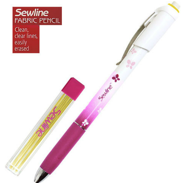 White Fabric Pencil Lead 0.9mm Refills from Sewline