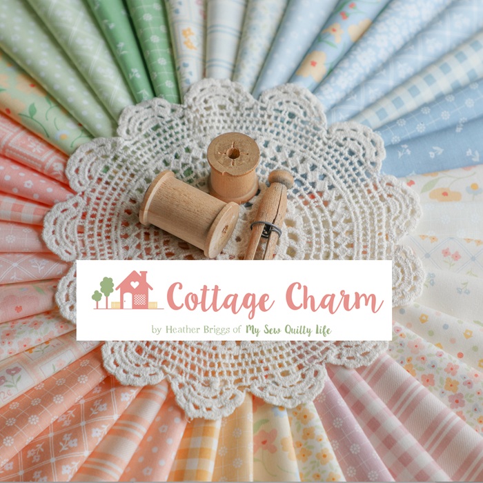 MODA Mini charm 'Cottage Charm' 2.5"