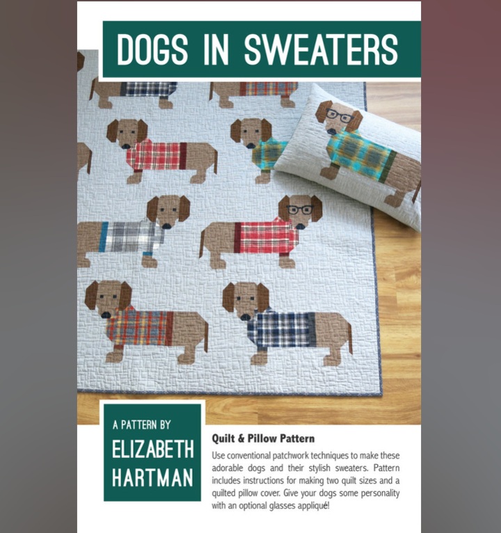 Elizabeth Hartman 'Dogs in Sweaters' sewing pattern