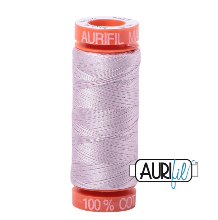 AURIFIL MAKO 50 Cotton Thread 2564 Pale Lilac