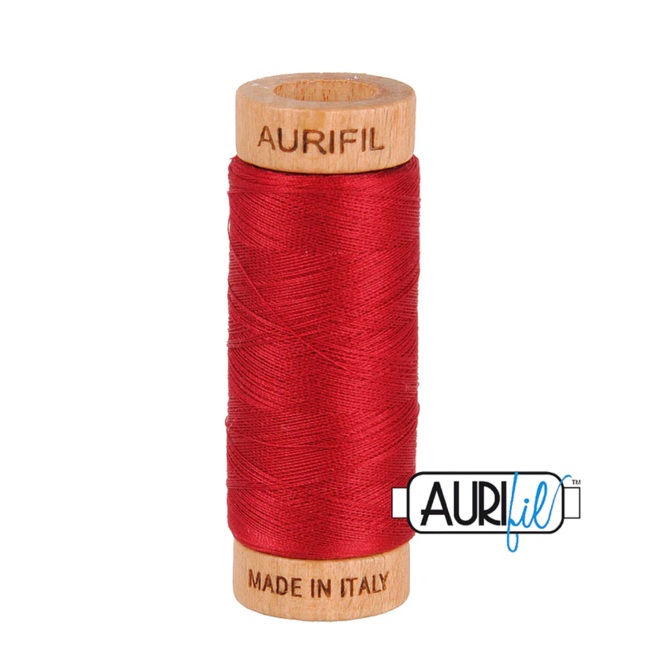 AURIFIL MAKO 80 Cotton Thread  2260 Red Wine
