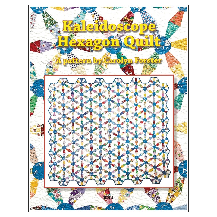 'Kaleidoscope Hexagon Quilt' Pattern by Carolyn Forster