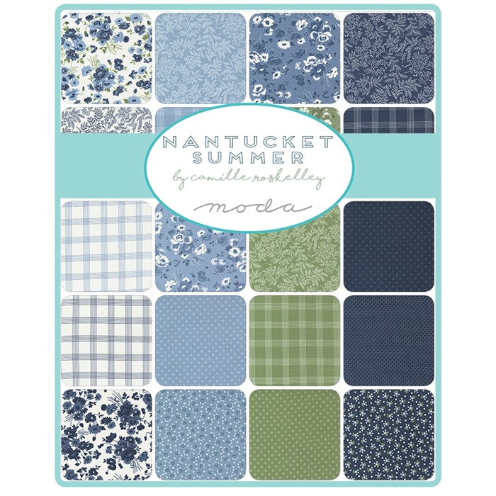 MODA Mini Charm 'Nantucket Summer' 2.5" - Image 5